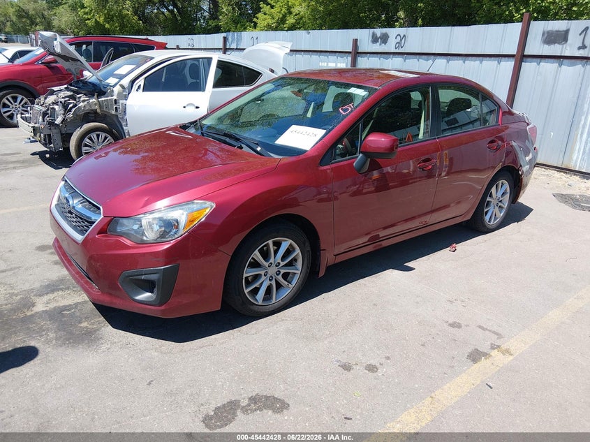 2014 Subaru Impreza VIN JF1GJAC64EH012264 IAAI salvage auction — REAR END, Salvage (Utah), sold $1,750 on 2026-07-10 (photo 2)