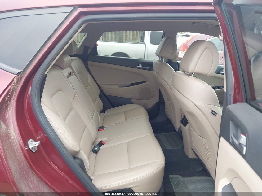 2016 Hyundai Tucson VIN KM8J3CA2XGU047421 IAAI salvage auction — REAR END, Clear (Virginia), sold $2,350 on 2026-07-13 (photo 8)