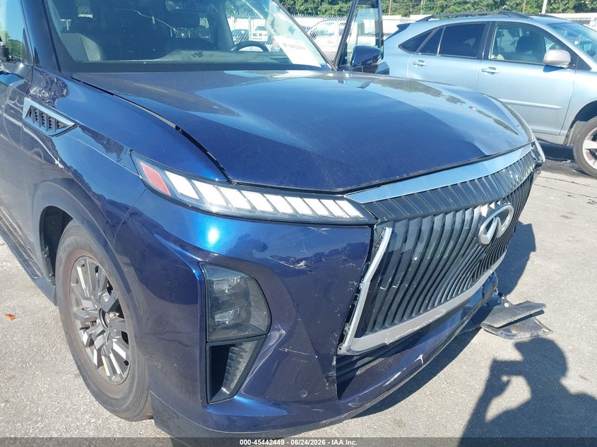2025 Infiniti Qx80 VIN JN8AZ3BE0S9700155 IAAI salvage auction — LEFT FRONT, Salvage Title, sold $36,750 on 2026-07-20 (photo 6)