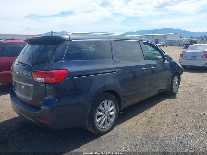 2016 Kia SEDONA VIN KNDMC5C1XG6110832 IAAI salvage auction — RIGHT FRONT, Bill Of Sale (Washington), sold $1,025 on 2026-07-14 (photo 4)