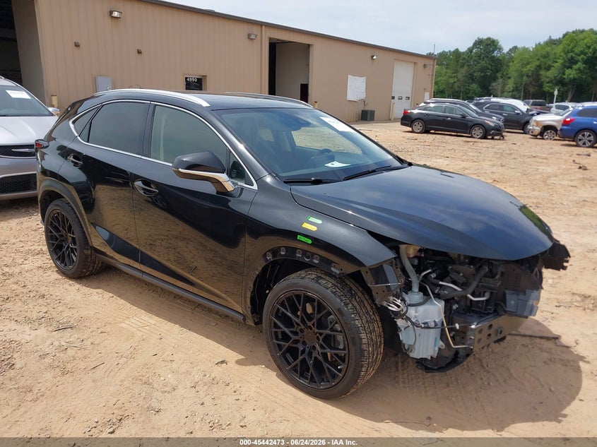 2021 Lexus Nx VIN JTJDARBZ7M2194824 IAAI salvage auction — FRONT END, Salvage (North Carolina), sold $12,900 on 2026-07-20 (photo 1)