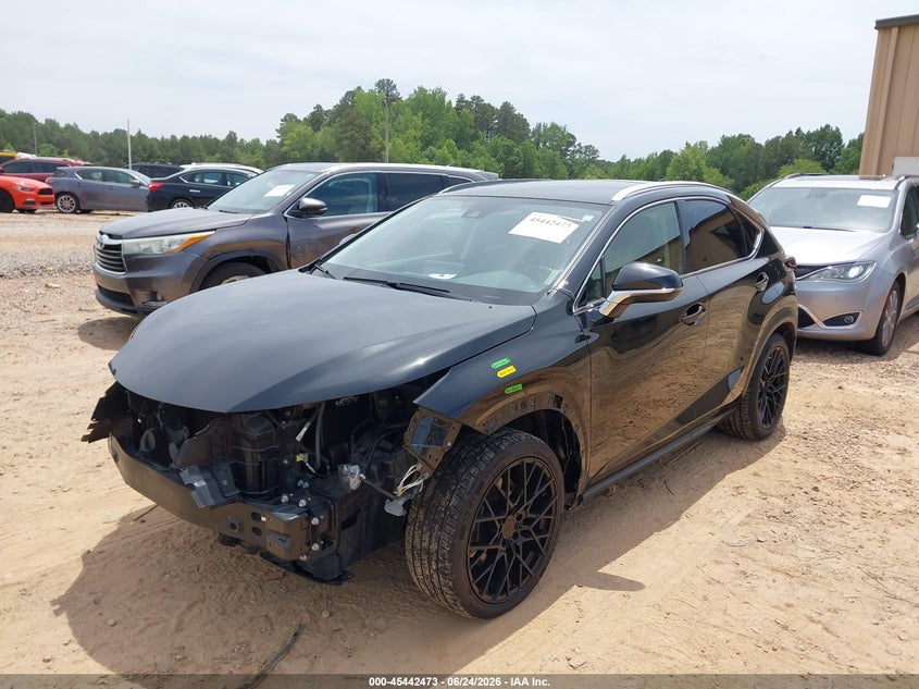 2021 Lexus Nx VIN JTJDARBZ7M2194824 IAAI salvage auction — FRONT END, Salvage (North Carolina), sold $12,900 on 2026-07-20 (photo 2)