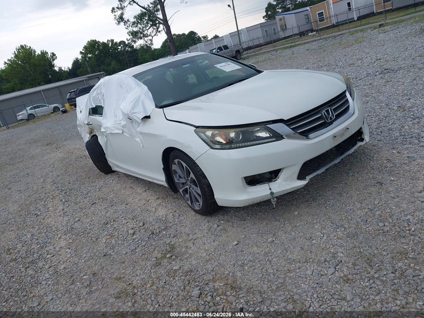 2015 Honda Accord VIN 1HGCR2F55FA036028 IAAI salvage auction — BIO HAZARD, Salvage (Texas), sold $450 on 2026-07-24 (photo 1)