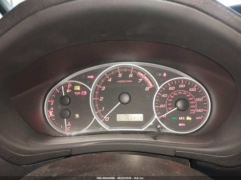2011 Subaru Impreza VIN JF1GV7E64BG521180 IAAI salvage auction — REAR END, Salvage (North Dakota), sold $625 on 2026-07-08 (photo 7)
