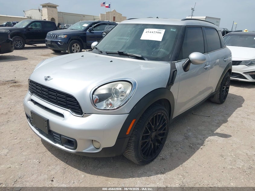 2012 Mini VIN WMWZC3C58CWL83823 IAAI salvage auction — RIGHT REAR, Original (Texas), sold $425 on 2026-07-13 (photo 2)
