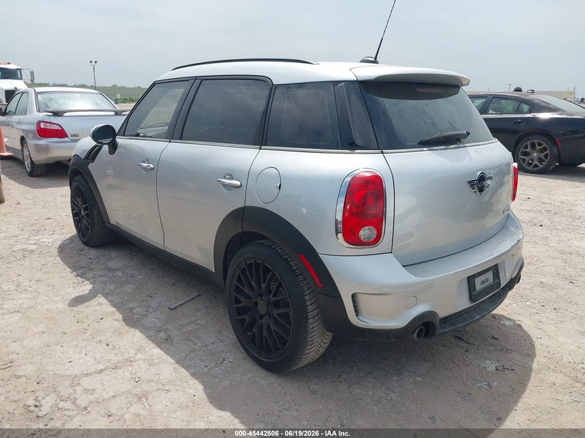 2012 Mini VIN WMWZC3C58CWL83823 IAAI salvage auction — RIGHT REAR, Original (Texas), sold $425 on 2026-07-13 (photo 3)