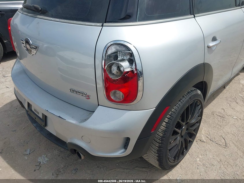 2012 Mini VIN WMWZC3C58CWL83823 IAAI salvage auction — RIGHT REAR, Original (Texas), sold $425 on 2026-07-13 (photo 6)