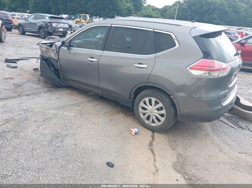 2015 Nissan Rogue VIN KNMAT2MT1FP514791 IAAI salvage auction — FRONT END, Bill Of Sale (Georgia), sold $325 on 2026-07-15 (photo 3)