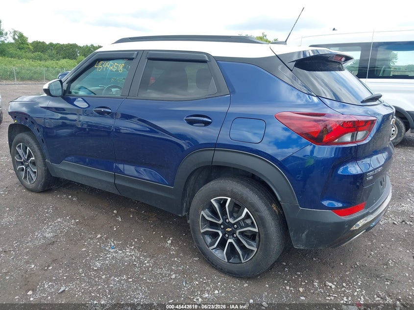 2022 Chevrolet Trailblazer VIN KL79MSSL1NB136290 IAAI salvage auction — FRONT END, Mv-907A (New York), sold $8,800 on 2026-07-24 (photo 3)