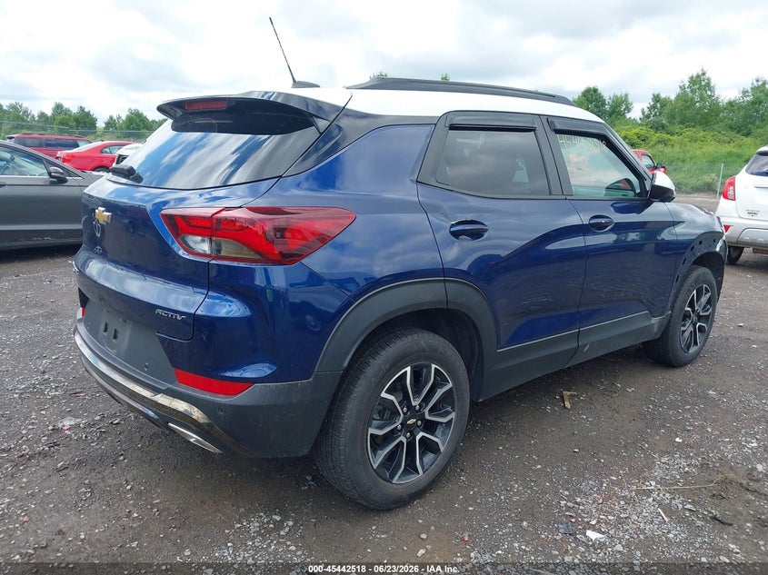 2022 Chevrolet Trailblazer VIN KL79MSSL1NB136290 IAAI salvage auction — FRONT END, Mv-907A (New York), sold $8,800 on 2026-07-24 (photo 4)