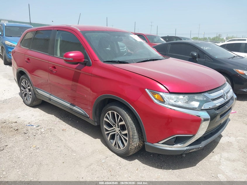 2016 Mitsubishi Outlander VIN JA4AD3A34GZ003373 IAAI salvage auction — HAIL, Nrc Lienholder Repossession Paperwork (Texas), sold $1,050 on 2026-07-06 (photo 1)