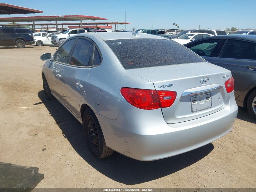 2010 Hyundai Elantra VIN KMHDU4AD3AU135378 IAAI salvage auction — NORMAL WEAR, Clear (Arizona), sold $25 on 2026-07-28 (photo 3)