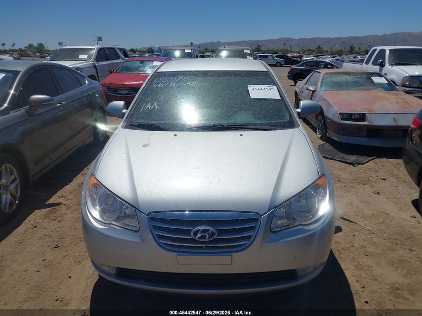 2010 Hyundai Elantra VIN KMHDU4AD3AU135378 IAAI salvage auction — NORMAL WEAR, Clear (Arizona), sold $25 on 2026-07-28 (photo 6)