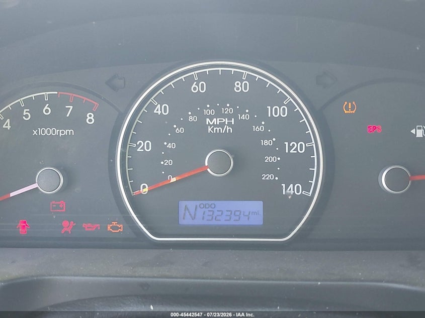 2010 Hyundai Elantra VIN KMHDU4AD3AU135378 IAAI salvage auction — NORMAL WEAR, Clear (Arizona), sold $25 on 2026-07-28 (photo 7)