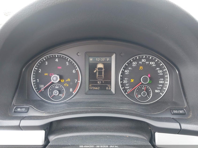2013 Volkswagen Eos VIN WVWBW8AH2DV000956 IAAI salvage auction — NORMAL WEAR, Clear (North Carolina), sold $1,275 on 2026-07-22 (photo 7)