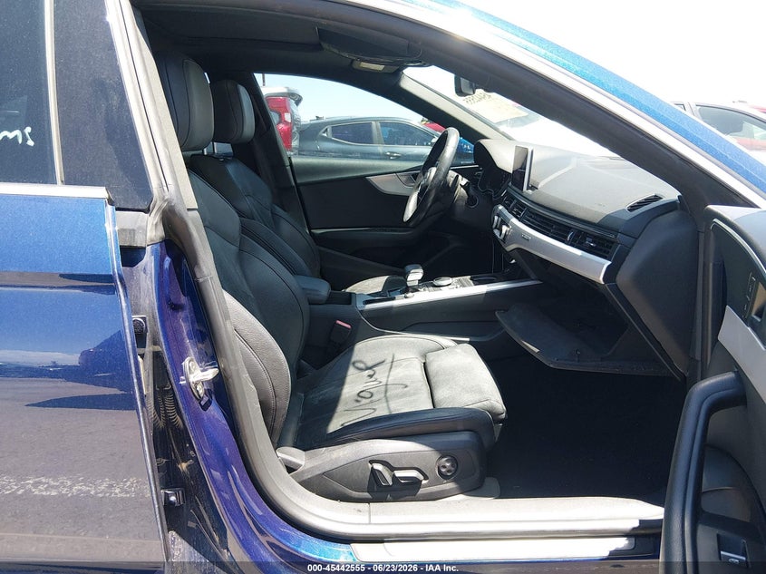 2018 Audi A5 VIN WAUBNCF59JA061161 IAAI salvage auction — RIGHT FRONT, Salvage Title, sold $4,450 on 2026-07-25 (photo 5)