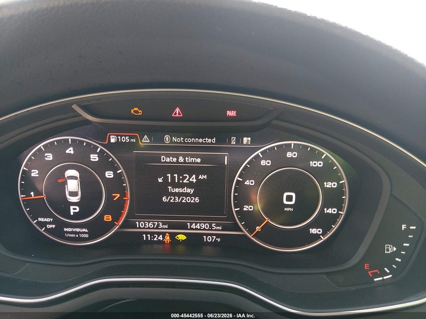 2018 Audi A5 VIN WAUBNCF59JA061161 IAAI salvage auction — RIGHT FRONT, Salvage Title, sold $4,450 on 2026-07-25 (photo 7)