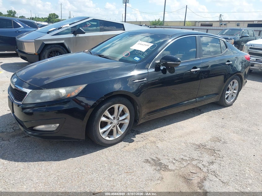 2013 Kia Optima VIN 5XXGM4A71DG183077 IAAI salvage auction — LEFT REAR, Nrc Lienholder Repossession Paperwork (Texas), sold $450 on 2026-07-15 (photo 2)