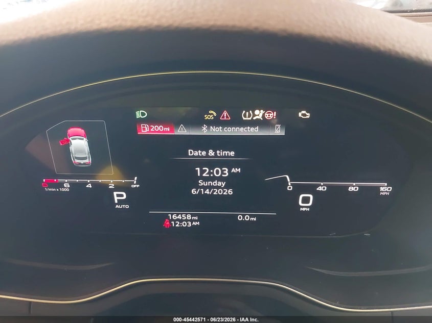 2024 Audi A5 VIN WAUFACF51RA065827 IAAI salvage auction — FRONT END, Salvage Title, sold $8,325 on 2026-08-18 (photo 7)