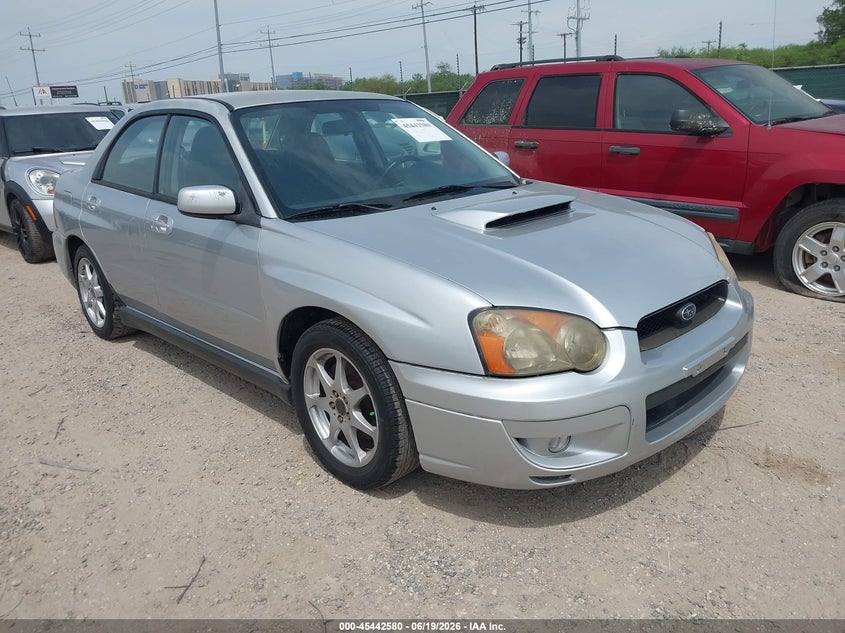2004 Subaru Impreza VIN JF1GD29674G523850 IAAI salvage auction — VANDALISM, Original (Texas), sold $2,175 on 2026-07-13 (photo 1)