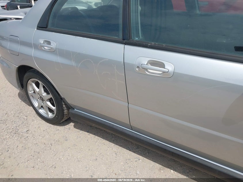 2004 Subaru Impreza VIN JF1GD29674G523850 IAAI salvage auction — VANDALISM, Original (Texas), sold $2,175 on 2026-07-13 (photo 6)