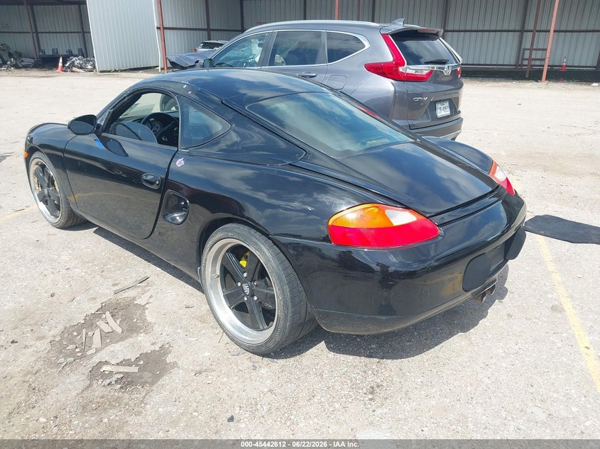 2002 Porsche Boxster VIN WP0CB29872U662939 IAAI salvage auction — RIGHT REAR, Original (Texas), sold $2,800 on 2026-09-16 (photo 3)