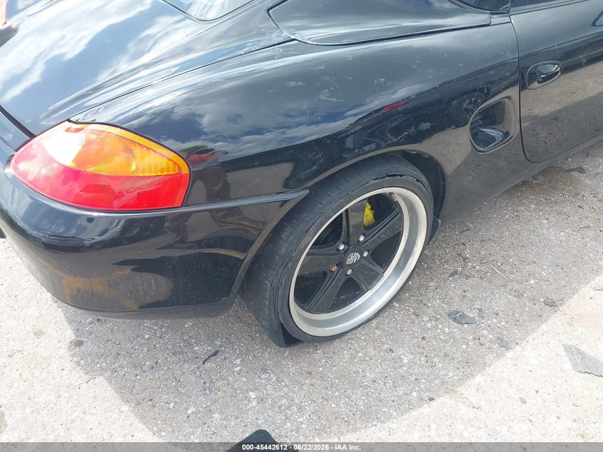 2002 Porsche Boxster VIN WP0CB29872U662939 IAAI salvage auction — RIGHT REAR, Original (Texas), sold $2,800 on 2026-09-16 (photo 6)