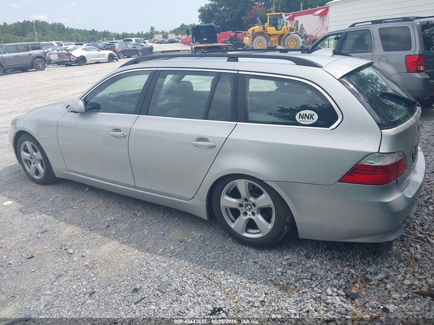 2008 BMW 5 series VIN WBAPT73518CX00641 IAAI salvage auction — NORMAL WEAR, Clear (Virginia), sold $400 on 2026-07-30 (photo 3)