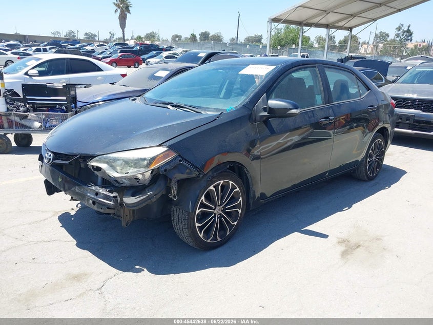 2014 Toyota Corolla VIN 5YFBURHE8EP127271 IAAI salvage auction — RIGHT FRONT, Salvage Title, sold $2,850 on 2026-07-15 (photo 2)