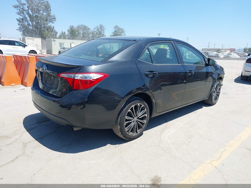 2014 Toyota Corolla VIN 5YFBURHE8EP127271 IAAI salvage auction — RIGHT FRONT, Salvage Title, sold $2,850 on 2026-07-15 (photo 4)