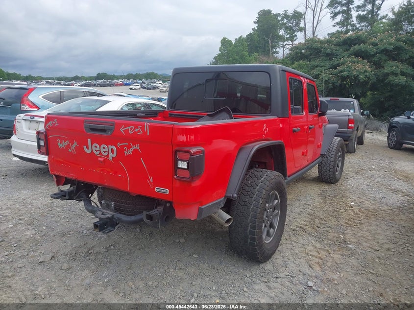 2020 Jeep Gladiator VIN 1C6HJTFG0LL103449 IAAI salvage auction — REAR END, Salvage (Georgia), sold $14,100 on 2026-07-28 (photo 4)