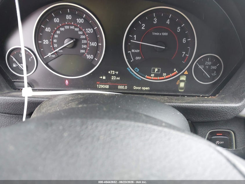 2015 BMW 3er VIN WBA3B3G58FNT19892 IAAI salvage auction — LEFT FRONT, Salvage - Greater Than 75% (Maryland), sold $1,900 on 2026-07-11 (photo 7)