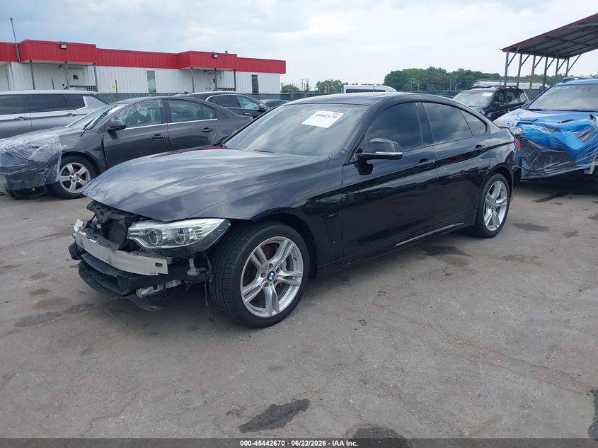 2016 BMW VIN WBA4B3C53GG528344 IAAI salvage auction — FRONT END, Salvage Title, sold $4,550 on 2026-07-18 (photo 2)