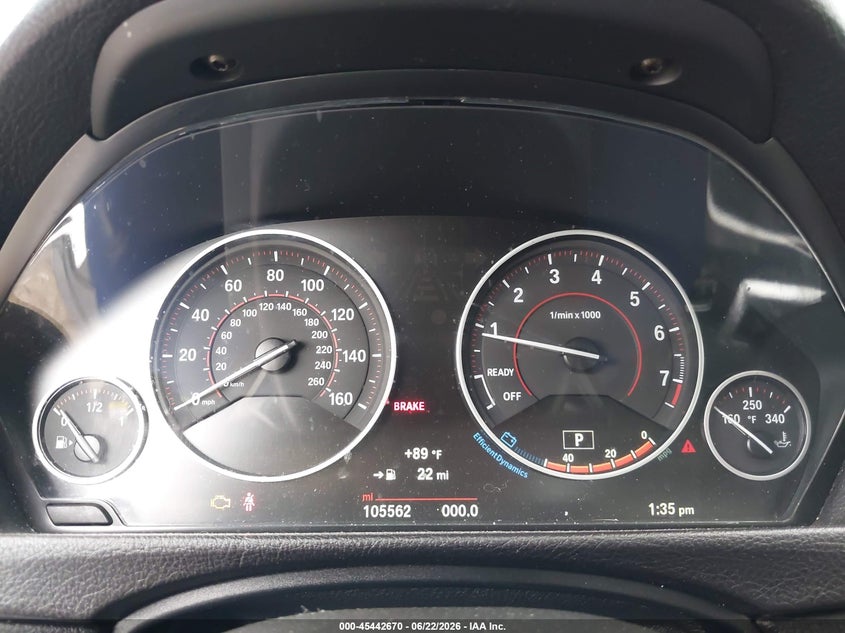 2016 BMW VIN WBA4B3C53GG528344 IAAI salvage auction — FRONT END, Salvage Title, sold $4,550 on 2026-07-18 (photo 7)