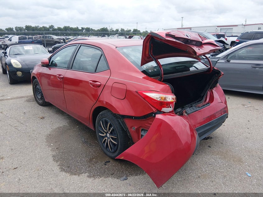 2019 Toyota Corolla VIN 5YFBURHE1KP892950 IAAI salvage auction — REAR END, Salvage (Louisiana), sold $2,450 on 2026-08-01 (photo 3)