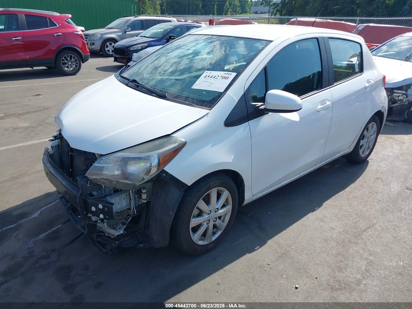 2015 Toyota Yaris VIN VNKKTUD32FA034074 IAAI salvage auction — FRONT END, Salvage (Idaho), sold $2,300 on 2026-07-08 (photo 2)