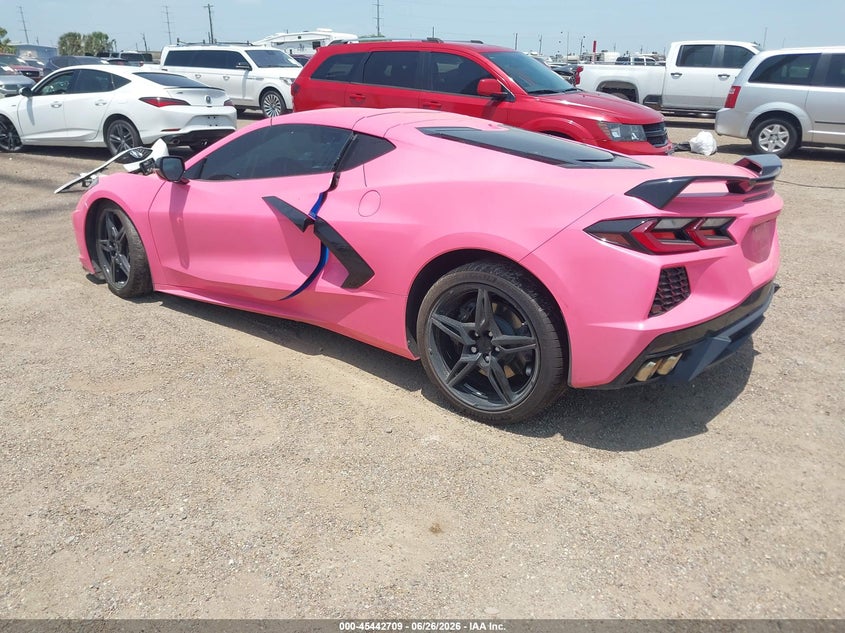 2024 Chevrolet Corvette VIN 1G1YA2D49R5122437 IAAI salvage auction — RIGHT FRONT, Original (Texas), sold $30,450 on 2026-09-14 (photo 3)