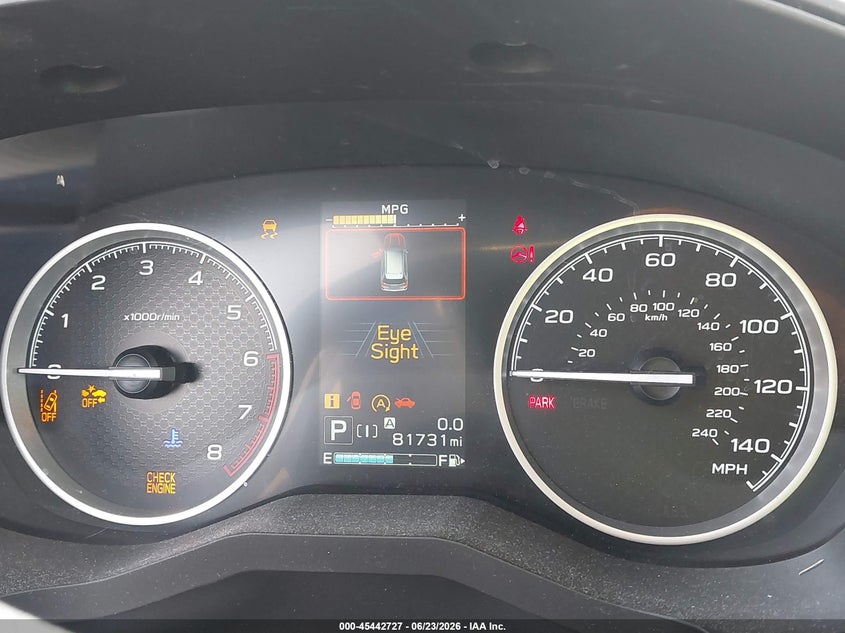 2019 Subaru Forester VIN JF2SKAEC0KH509183 IAAI salvage auction — FRONT END, Salvage (Mississippi), sold $2,050 on 2026-07-30 (photo 7)