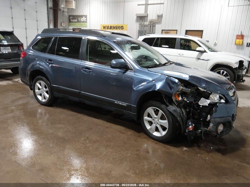 2013 Subaru Outback VIN 4S4BRCCC8D3255095 IAAI salvage auction — RIGHT FRONT, Salvage (North Dakota), sold $350 on 2026-07-10 (photo 1)