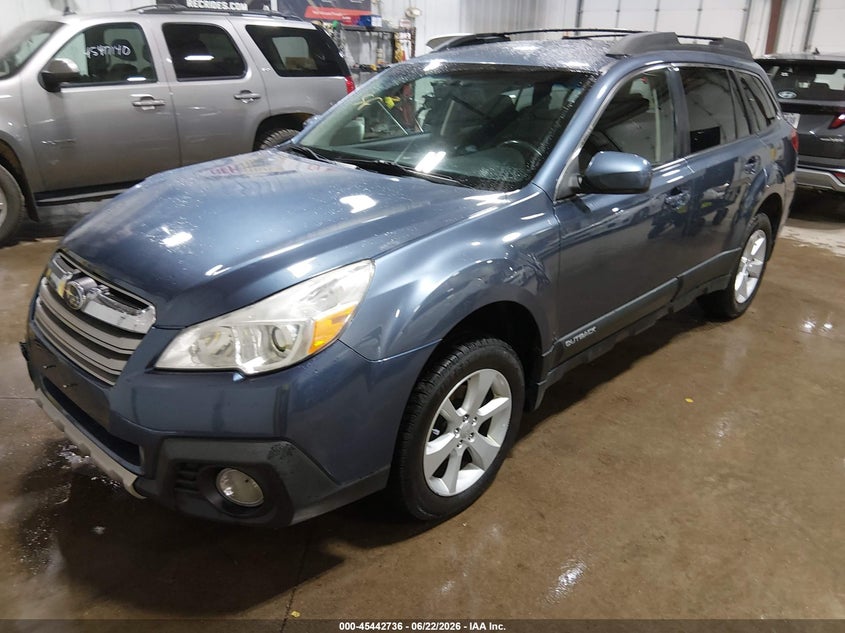 2013 Subaru Outback VIN 4S4BRCCC8D3255095 IAAI salvage auction — RIGHT FRONT, Salvage (North Dakota), sold $350 on 2026-07-10 (photo 2)