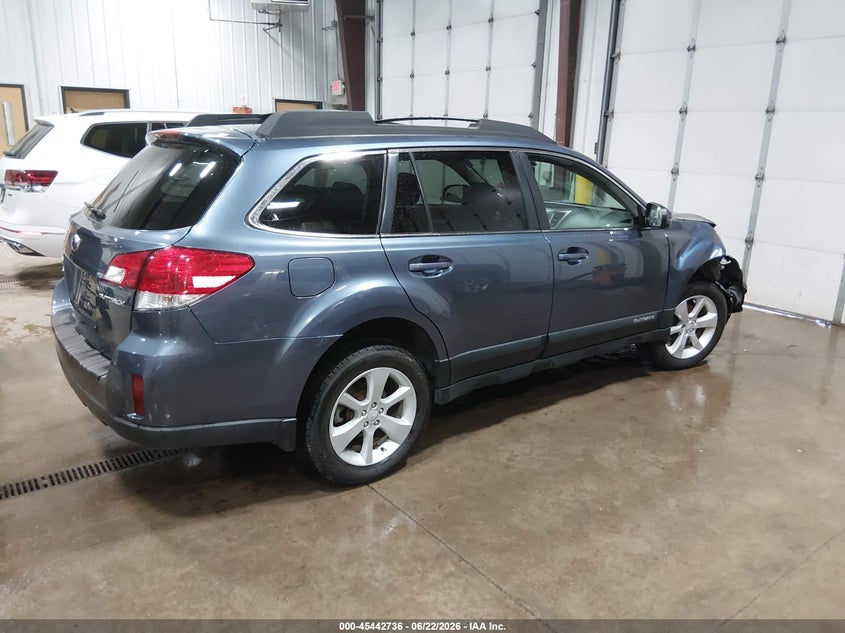 2013 Subaru Outback VIN 4S4BRCCC8D3255095 IAAI salvage auction — RIGHT FRONT, Salvage (North Dakota), sold $350 on 2026-07-10 (photo 4)
