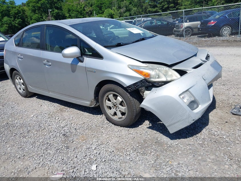 2010 Toyota Prius VIN JTDKN3DU1A5151121 IAAI salvage auction — FRONT END, Mv-907A (New York), sold $725 on 2026-07-11 (photo 1)