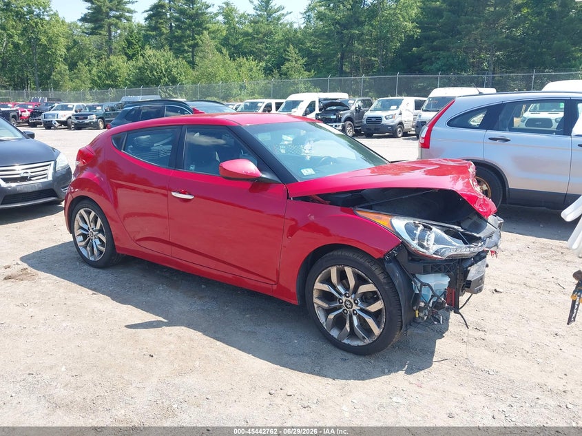2015 Hyundai Veloster VIN KMHTC6AD5FU223124 IAAI salvage auction — FRONT END, Salvage (Idaho), sold $425 on 2026-07-10 (photo 1)