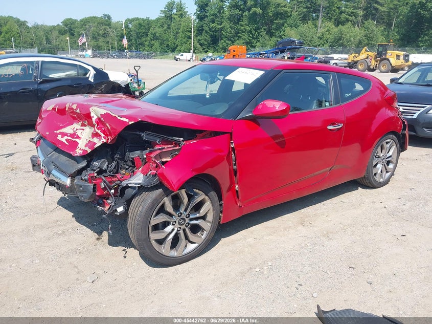 2015 Hyundai Veloster VIN KMHTC6AD5FU223124 IAAI salvage auction — FRONT END, Salvage (Idaho), sold $425 on 2026-07-10 (photo 2)
