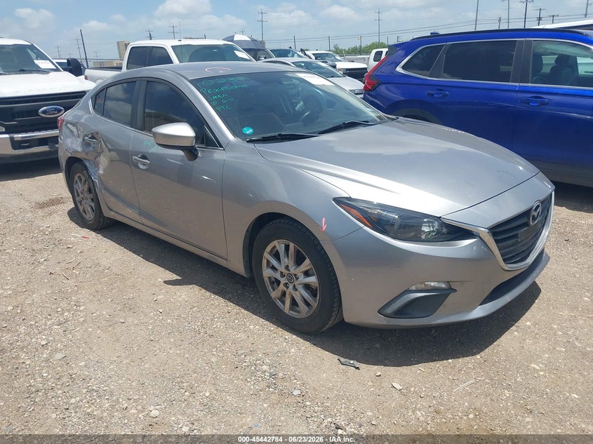 2014 Mazda 3 VIN 3MZBM1V79EM100950 IAAI salvage auction — SIDE, Salvage (Texas), sold $1,300 on 2026-07-09 (photo 1)