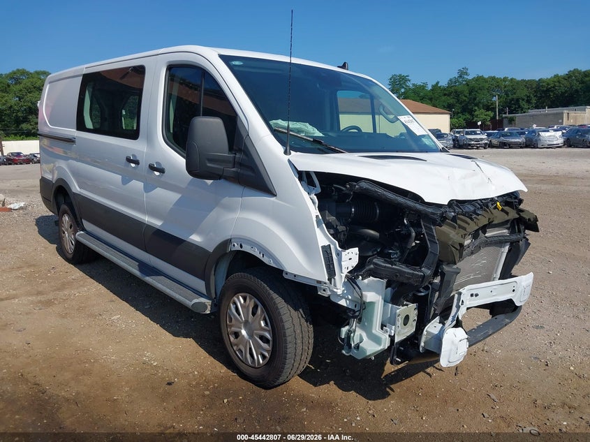 2023 Ford Transit VIN 1FTBR1Y86PKB67833 IAAI salvage auction — FRONT END, Mv-907A (New York), sold $5,900 on 2026-07-10 (photo 1)