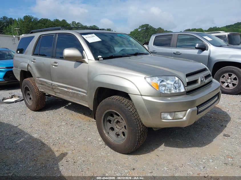 2005 Toyota 4runner VIN JTEZU17R058039052 IAAI salvage auction — REAR END, Salvage (Georgia), sold $1,850 on 2026-07-21 (photo 1)