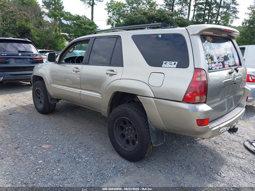2005 Toyota 4runner VIN JTEZU17R058039052 IAAI salvage auction — REAR END, Salvage (Georgia), sold $1,850 on 2026-07-21 (photo 3)