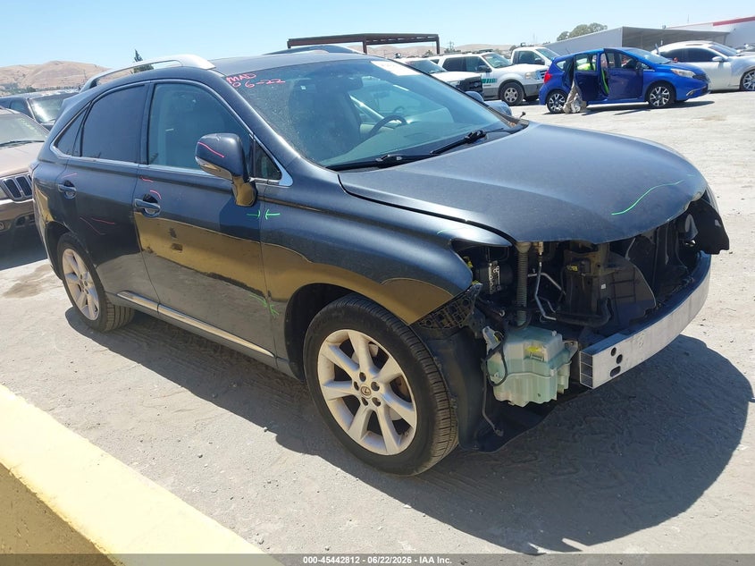 2011 Lexus Rx 350 VIN 2T2BK1BAXBC101341 IAAI salvage auction — FRONT END, Salvage (California), sold $4,100 on 2026-07-09 (photo 1)
