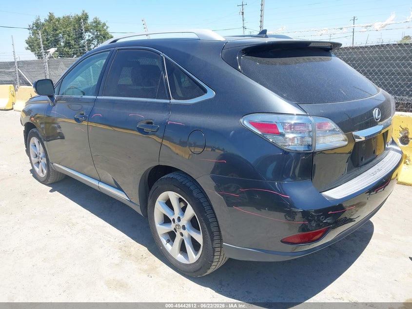 2011 Lexus Rx 350 VIN 2T2BK1BAXBC101341 IAAI salvage auction — FRONT END, Salvage (California), sold $4,100 on 2026-07-09 (photo 3)